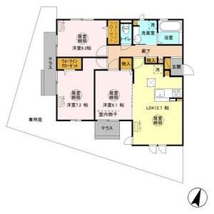 3LDK 間取り図