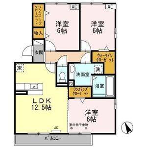 3LDK 間取り図