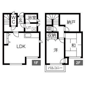 3LDK 間取り図