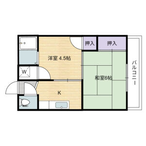 2K 間取り図