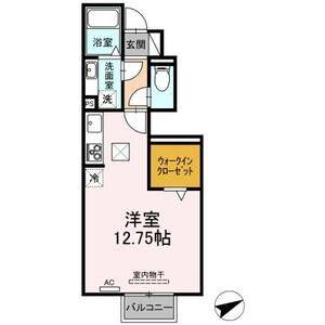 ワンルーム 間取り図