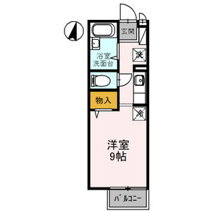 ワンルーム 間取り図