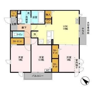 3LDK 間取り図