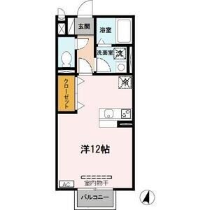 ワンルーム 間取り図