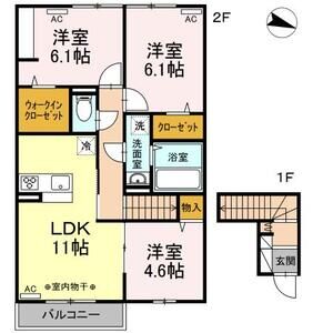 3LDK 間取り図