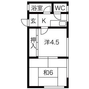 2K 間取り図
