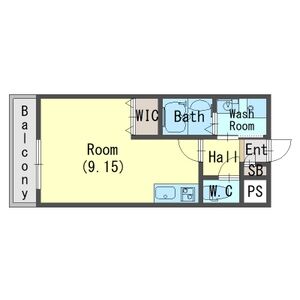 ワンルーム 間取り図