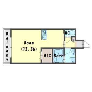 ワンルーム 間取り図