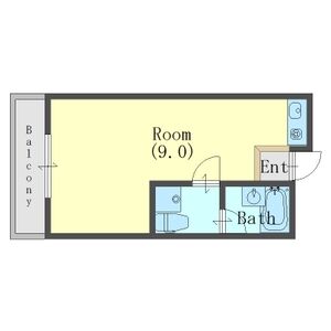 ワンルーム 間取り図