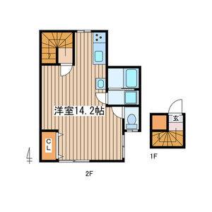 ワンルーム 間取り図