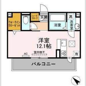 ワンルーム 間取り図