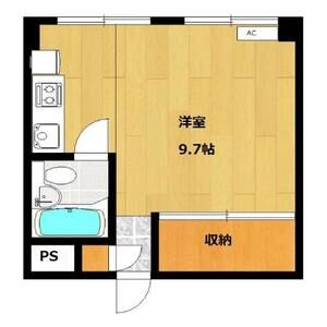 ワンルーム 間取り図