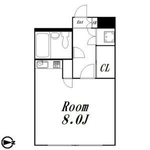 ワンルーム 間取り図