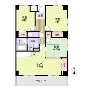 3LDK 間取り図