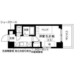 ワンルーム 間取り図