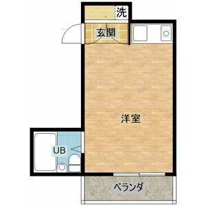 ワンルーム 間取り図