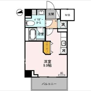 ワンルーム 間取り図