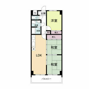 3LDK 間取り図