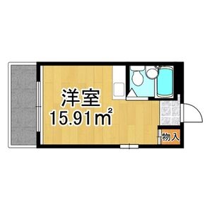 ワンルーム 間取り図