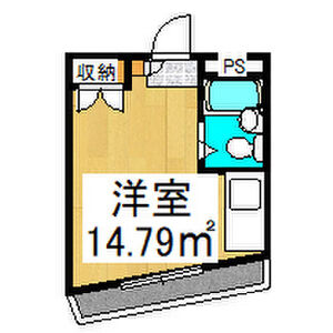 ワンルーム 間取り図