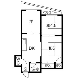 3DK 間取り図