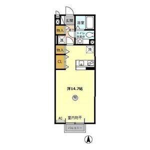 ワンルーム 間取り図