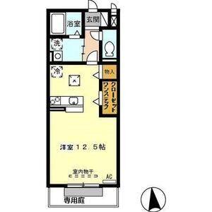 ワンルーム 間取り図
