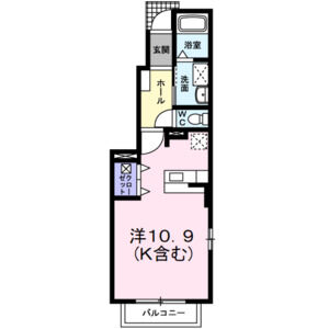 ワンルーム 間取り図