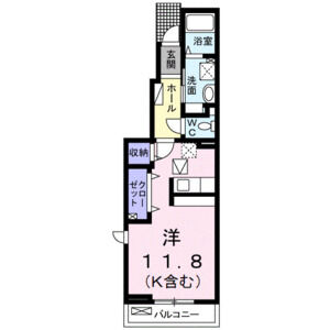 ワンルーム 間取り図