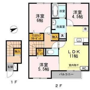 3LDK 間取り図