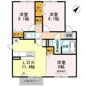 3LDK 間取り図