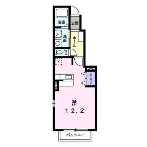 ワンルーム 間取り図