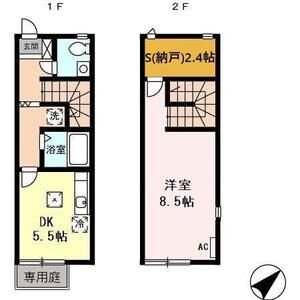 1DK 間取り図