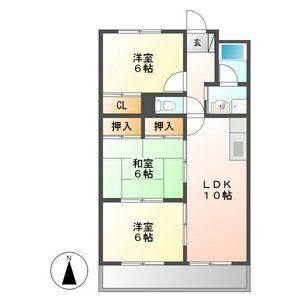 3LDK 間取り図