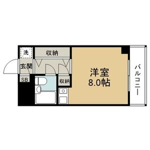 ワンルーム 間取り図