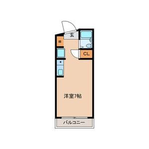 ワンルーム 間取り図