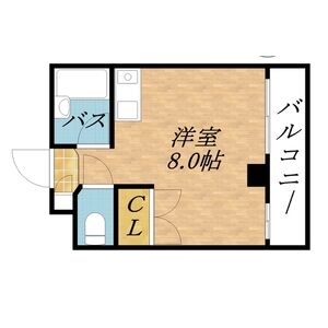ワンルーム 間取り図