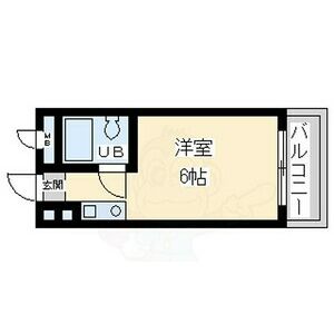 ワンルーム 間取り図
