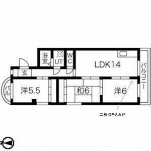 3LDK 間取り図