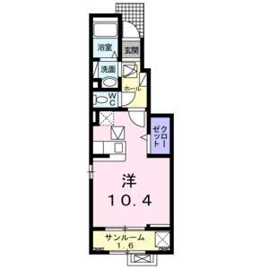 ワンルーム 間取り図