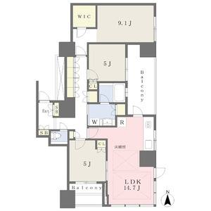 3LDK 間取り図