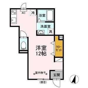ワンルーム 間取り図