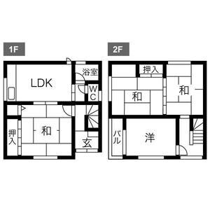 4LDK 間取り図