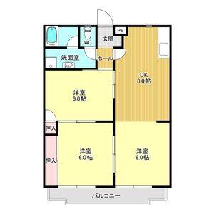 3DK 間取り図