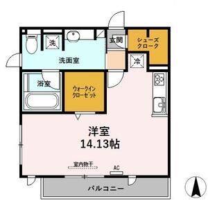 ワンルーム 間取り図