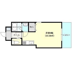 ワンルーム 間取り図