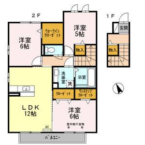 3LDK 間取り図