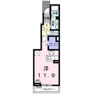 ワンルーム 間取り図