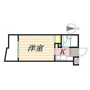 ワンルーム 間取り図