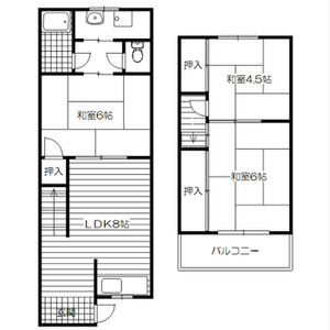 3LDK 間取り図